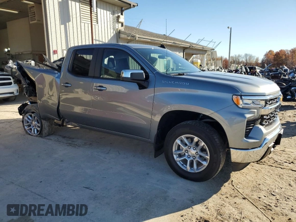 2023 Chevrolet Silverado 1500 LT with VIN 1GCRDDED8PZ114929, listed as a Copart auction lot 80703884 with 22,698 mi miles and Salvage Title. Bid and sale history available at carsss.com. Image 4.