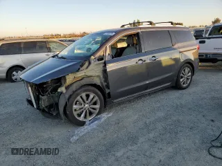 2018 Kia Sedona SX-L with VIN KNDME5C17J6389707, listed as a Copart auction lot 42446375 with 78,325 mi miles and Salvage Title. Bid and sale history available at carsss.com. Image 1.