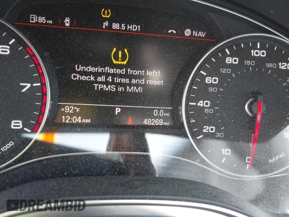 2015 Audi A6 Premium Plus z VIN WAUGFAFC0FN026501, wystawiony jako IAAI lot #40129539 z przebiegiem 48 269 mil mil oraz . Historia ofert i sprzedaży dostępna na DreamBid. Obrazek 7.