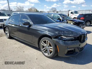 2017 BMW 7 Series 740e xDrive iPerformance with VIN WBA7J2C33HG497980, listed as a Copart auction lot 50244384 with 115,728 mi miles. Bid and sale history available at carsss.com. Image 4.