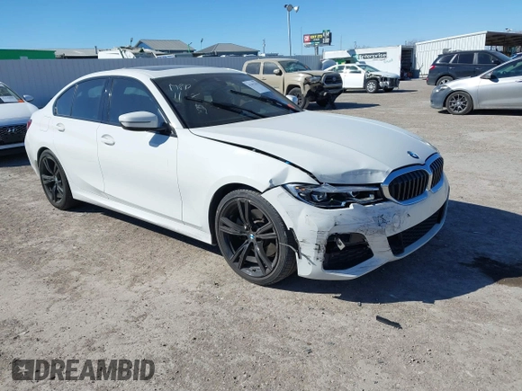 2022 BMW 3 Series 330i with VIN 3MW5R1J04N8C30165, listed as a IAAI auction lot 41412370 with 49,015 mi miles and . Bid and sale history available at DreamBid. Image 1.