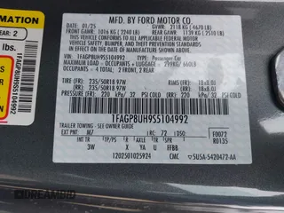 2025 Ford Mustang EcoBoost with VIN 1FAGP8UH9S5104992, listed as a IAAI auction lot 41591004 with 470 mi miles. Bid and sale history available at carsss.com. Image 9.