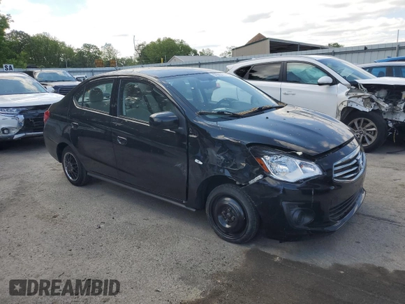2019 Mitsubishi Mirage ES z VIN ML32F3FJ3KHF04464, wystawiony jako Copart lot #57305415 z przebiegiem 117 497 mil mil oraz Szkody całkowita. Historia ofert i sprzedaży dostępna na DreamBid. Obrazek 4.