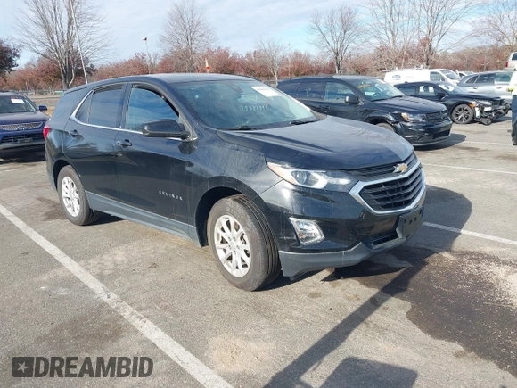 2020 Chevrolet Equinox LT with VIN 3GNAXKEV6LL155277, listed as a IAAI auction lot 40903962 with 50,204 mi miles. Bid and sale history available at carsss.com. Image 1.