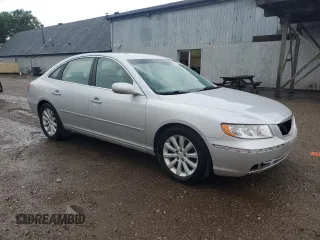 2009 Hyundai Azera GLS with VIN KMHFC46D19A360786, listed as a Copart auction lot 63695005 with 102,733 mi miles and Clean title. Bid and sale history available at DreamBid. Image 4.