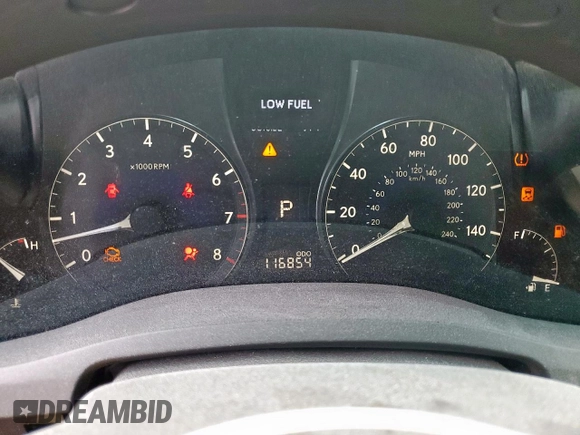 2011 Lexus RX 350 with VIN 2T2ZK1BA7BC057698, listed as a Copart auction lot 61492615 with 116,854 mi miles and Clean title. Bid and sale history available at DreamBid. Image 9.
