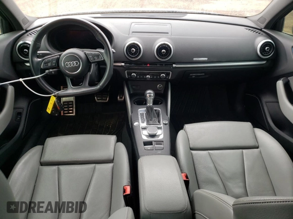 2018 Audi A3 Sedan Premium Plus with VIN WAUJ8GFF9J1001612, listed as a Copart auction lot 45247504 with 59,386 mi miles. Bid and sale history available at carsss.com. Image 8.