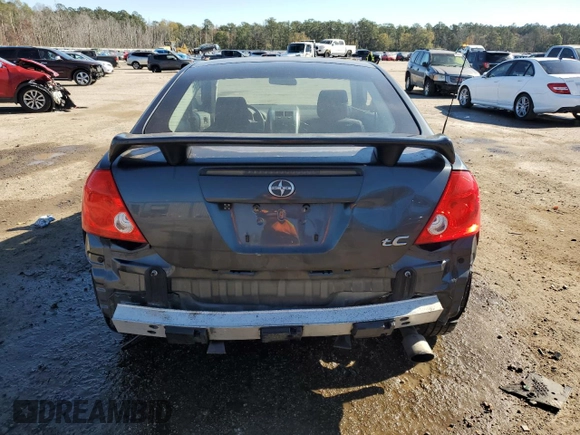 2007 Scion tC Spec with VIN JTKDE177270198112, listed as a Copart auction lot 81738504 with 204,274 mi miles and Salvage Title. Bid and sale history available at carsss.com. Image 6.