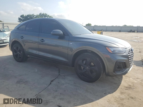 2021 Audi Q5 Sportback Premium Plus with VIN WA15AAFY7M2093321, listed as a Copart auction lot 52825995 with 46,179 mi miles and Clean title. Bid and sale history available at DreamBid. Image 4.