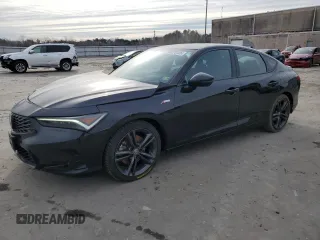 2023 Acura Integra w/A-Spec Technology Package with VIN 19UDE4H69PA018313, listed as a Copart auction lot 45578105 with 25,638 mi miles and Salvage Title. Bid and sale history available at carsss.com. Image 1.