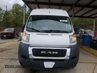 2019 Ram ProMaster Cargo with VIN 3C6URVJG3KE562105, listed as a Copart auction lot 51966005 with 117,550 mi miles and Clean Title. Bid and sale history available at DreamBid. Image 5.