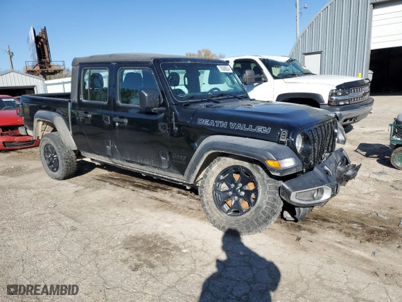 2023 Jeep Gladiator Freedom with VIN 1C6HJTAG8PL530536, listed as a Copart auction lot 78388054 with 37,637 mi miles and Salvage Title. Bid and sale history available at carsss.com. Image 4.