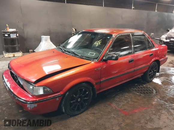 1991 Toyota Corolla with VIN 2T1AE94A4MC063109, listed as a IAAI auction lot 41357536 with 81,958 mi miles and . Bid and sale history available at DreamBid. Image 18.