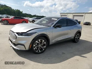 2021 Ford Mustang Mach-E Premium with VIN 3FMTK3R7XMMA53392, listed as a Copart auction lot 55447215 with 45,094 mi miles and Salvage title. Bid and sale history available at DreamBid. Image 1.