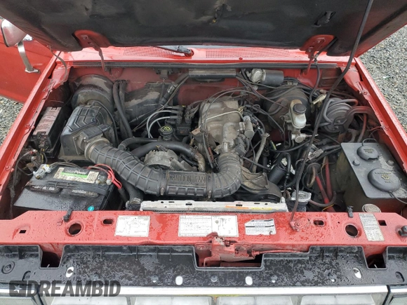 1990 Ford Ranger XLT with VIN 1FTCR15X6LPB44730, listed as a Copart auction lot 87076334 with 91,204 mi miles and Salvage Title. Bid and sale history available at DreamBid. Image 13.