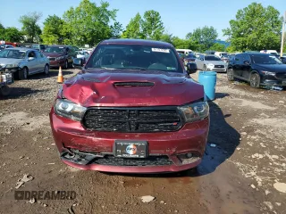 2018 Dodge Durango GT с VIN 1C4RDJDG9JC324041, выставлен на аукционе Copart как лот 61187205 с пробегом 100 225 миль миль и Списание • Salvage title. История ставок и продаж доступна на DreamBid. Изображение 5.
