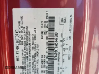 2021 Ford Mustang GT with VIN 1FA6P8CF8M5147380, listed as a Copart auction lot 60081655 with Not provided miles and Salvage title. Bid and sale history available at DreamBid. Image 12.