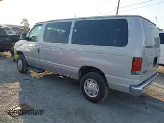 2008 Ford Econoline Passenger XL with VIN 1FBNE31LX8DA80014, listed as a IAAI auction lot 42183949 with 130,092 mi miles and . Bid and sale history available at DreamBid. Image 3.