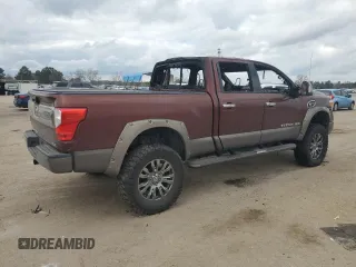 2016 Nissan Titan Pro-4X with VIN 1N6BA1F44GN509914, listed as a Copart auction lot 44417905 with Not provided miles and Salvage title. Bid and sale history available at DreamBid. Image 3.