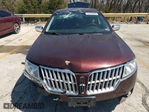 2012 Lincoln MKZ with VIN 3LNHL2GC0CR810525, listed as a Copart auction lot 52450925 with 124,355 mi miles and Clean Title. Bid and sale history available at DreamBid. Image 5.