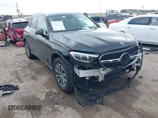 2024 Mercedes-Benz GLC with VIN W1NKM4GB9RF215634, listed as a IAAI auction lot 41092912 with 1,981 mi miles. Bid and sale history available at carsss.com. Image 1.