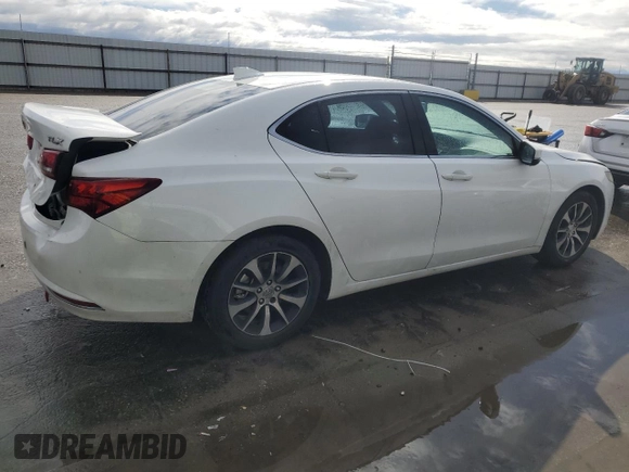 2016 Acura TLX with VIN 19UUB1F37GA000618, listed as a Copart auction lot 49133985 with 160,416 mi miles and Salvage title. Bid and sale history available at DreamBid. Image 3.