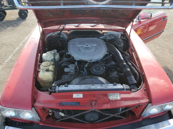 1986 Mercedes-Benz 560 Series 560SL with VIN WDBBA48D3GA036952, listed as a Copart auction lot 65465294 with NaN miles and Salvage Title. Bid and sale history available at carsss.com. Image 11.
