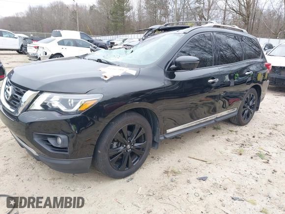 2017 Nissan Pathfinder SV with VIN 5N1DR2MN5HC679665, listed as a IAAI auction lot 41385888 with 104,498 mi miles and . Bid and sale history available at DreamBid. Image 19.
