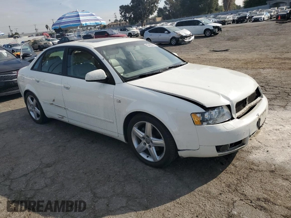 2004 Audi A4 1.8T z VIN WAUJC68E44A251969, wystawiony jako Copart lot #83462074 z przebiegiem 75 854 mil mil oraz Szkoda całkowita • Salvage title. Historia ofert i sprzedaży dostępna na DreamBid. Obrazek 4.