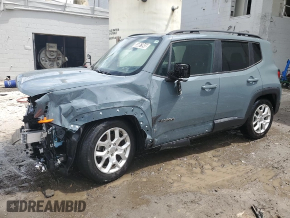 2018 Jeep Renegade Latitude with VIN ZACCJABB9JPJ40877, listed as a Copart auction lot 55861945 with 54,040 mi miles and Clean title. Bid and sale history available at DreamBid. Image 1.