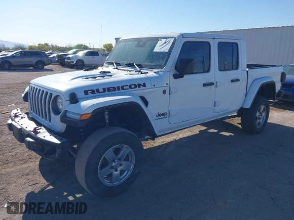 2020 Jeep Gladiator Rubicon with VIN 1C6JJTBG6LL187235, listed as a IAAI auction lot 42010374 with Not Provided miles and . Bid and sale history available at DreamBid. Image 17.