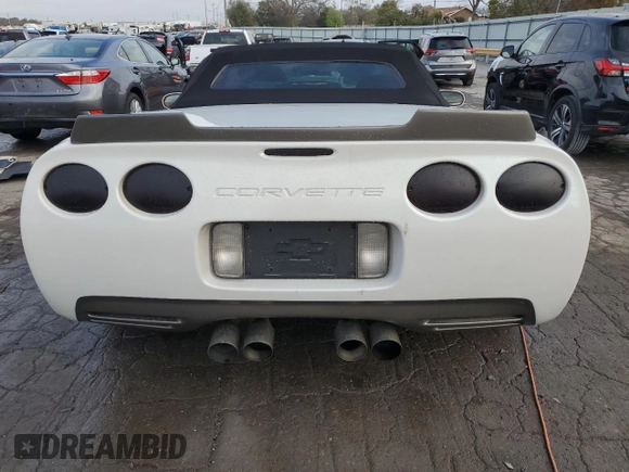 2001 Chevrolet Corvette with VIN 1G1YY32G415118282, listed as a Copart auction lot 78147574 with 0 mi miles and Salvage Title. Bid and sale history available at carsss.com. Image 6.
