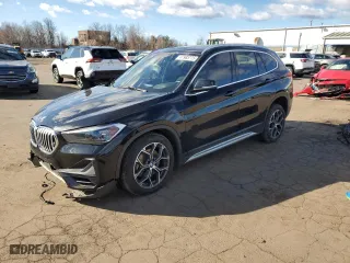 2020 BMW X1 sDrive28i with VIN WBXJG7C02L3L92165, listed as a Copart auction lot 47993775 with 59,966 mi miles and Salvage Title. Bid and sale history available at carsss.com. Image 1.