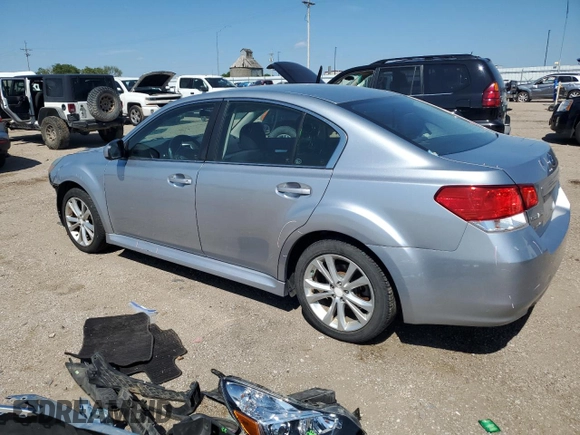 2013 Subaru Legacy Premium with VIN 4S3BMBC68D3037083, listed as a Copart auction lot 64599345 with 107,781 mi miles and Salvage title. Bid and sale history available at DreamBid. Image 2.