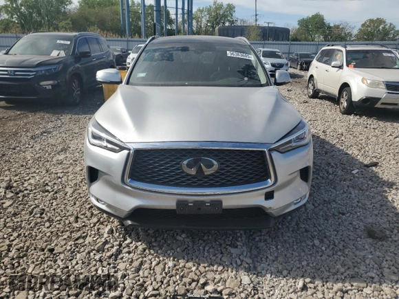 2021 Infiniti QX50 Luxe с VIN 3PCAJ5BA9MF106345, выставлен на аукционе Copart как лот 56383605 с пробегом 40 815 миль миль и Списание • Salvage title. История ставок и продаж доступна на DreamBid. Изображение 5.