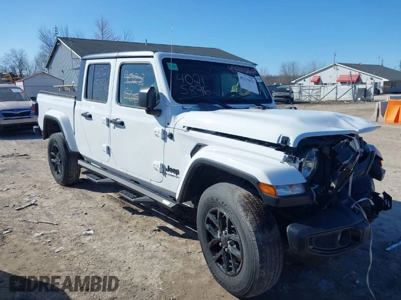 2022 Jeep Gladiator Texas Trail with VIN 1C6HJTAG3NL151845, listed as a IAAI auction lot 40215896 with 46,374 mi miles and . Bid and sale history available at DreamBid. Image 1.