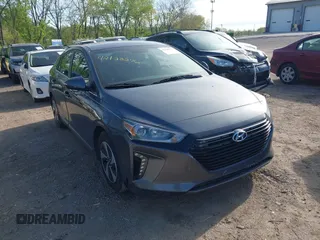 2017 Hyundai Ioniq SEL with VIN KMHC75LC5HU035029, listed as a IAAI auction lot 42128276 with 87,435 mi miles and . Bid and sale history available at DreamBid. Image 1.