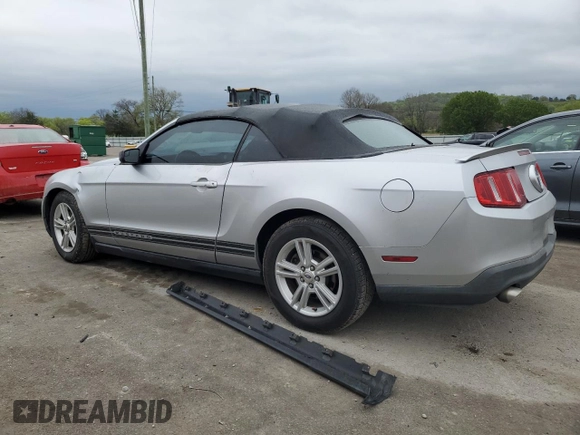 2012 Ford Mustang V6 with VIN 1ZVBP8EM9C5228274, listed as a Copart auction lot 50447034 with 182,877 mi miles and Clean Title. Bid and sale history available at carsss.com. Image 2.