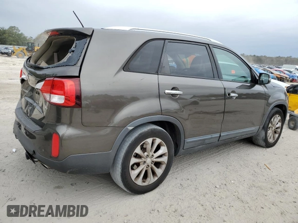 2015 Kia Sorento EX with VIN 5XYKU4A73FG571081, listed as a Copart auction lot 88085145 with 126,635 mi miles and Salvage Title. Bid and sale history available at carsss.com. Image 3.