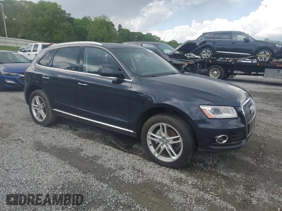 2017 Audi Q5 Premium with VIN WA1C2AFPXHA072423, listed as a Copart auction lot 52877245 with Not provided miles and Salvage title. Bid and sale history available at DreamBid. Image 4.