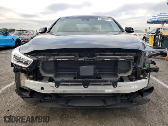 2018 Genesis G90 Ultimate with VIN KMHG54JH4JU038851, listed as a Copart auction lot 84758274 with 16,528 mi miles and Salvage Title. Bid and sale history available at DreamBid. Image 5.