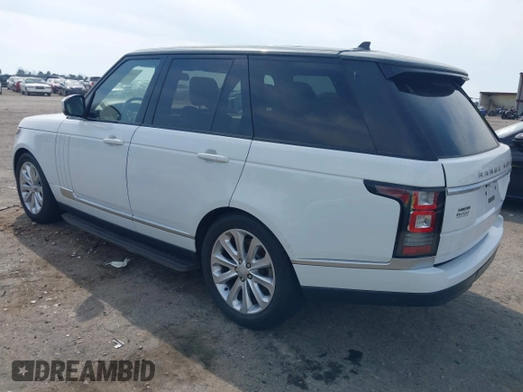 2016 Land Rover Range Rover HSE with VIN SALGS2KF2GA311125, listed as a IAAI auction lot 41800101 with 102,140 mi miles and . Bid and sale history available at DreamBid. Image 3.