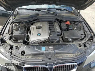 2007 BMW 5 Series 530xi with VIN WBANF73587CU25251, listed as a Copart auction lot 58030295 with 186,995 mi miles and Salvage title. Bid and sale history available at DreamBid. Image 11.