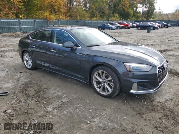 2022 Audi A5 Sportback Premium with VIN WAUABCF5XNA032343, listed as a Copart auction lot 76373244 with 32,412 mi miles and Salvage Title. Bid and sale history available at carsss.com. Image 4.
