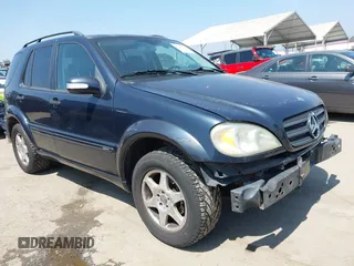 2002 Mercedes-Benz M 320/430/500 with VIN 4JGAB54E22A338669, listed as a IAAI auction lot 42489239 with 302,679 mi miles and . Bid and sale history available at DreamBid. Image 1.