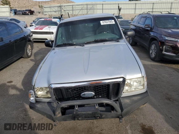 2005 Ford Ranger XL z VIN 1FTYR15E95PA37159, wystawiony jako Copart lot #47637945 z przebiegiem Nie podano mil oraz Szkoda całkowita • Salvage title. Historia ofert i sprzedaży dostępna na DreamBid. Obrazek 5.