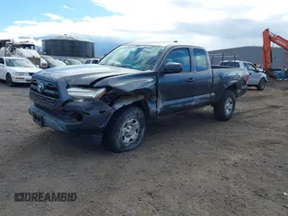 2016 Toyota Tacoma SR with VIN 5TFRX5GN0GX064882, listed as a IAAI auction lot 41371947 with 30,378 mi miles and . Bid and sale history available at DreamBid. Image 17.