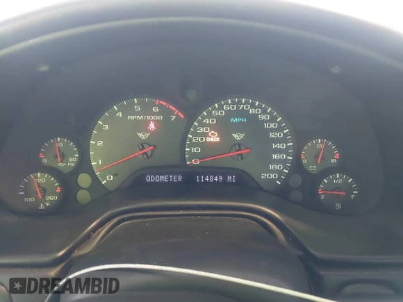 2004 Chevrolet Corvette with VIN 1G1YY22G745105394, listed as a IAAI auction lot 41895807 with 114,849 mi miles and . Bid and sale history available at DreamBid. Image 7.