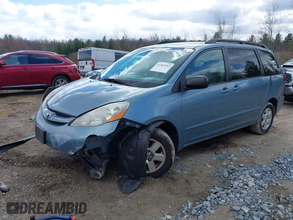 2006 Toyota Sienna CE with VIN 5TDZA23C36S537957, listed as a IAAI auction lot 41969263 with 103,149 mi miles. Bid and sale history available at carsss.com. Image 2.