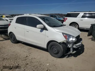2017 Mitsubishi Mirage ES with VIN ML32A3HJ4HH020692, listed as a Copart auction lot 47865045 with 69,246 mi miles and Salvage Title. Bid and sale history available at carsss.com. Image 4.